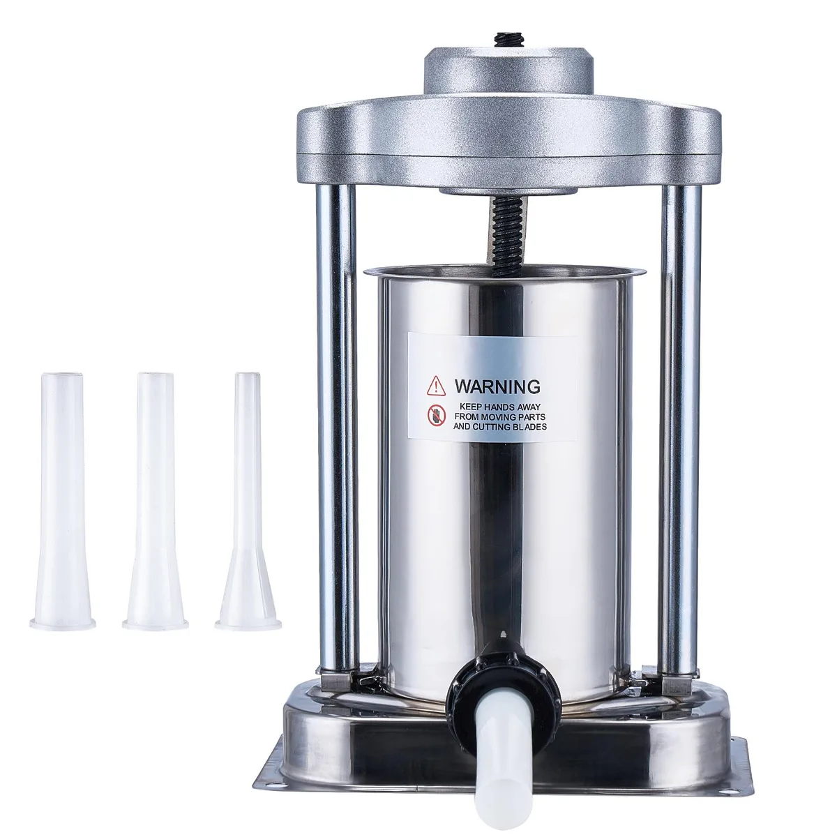 VEVOR VEVOR Manual Sausage Stuffer 2 L 5 lbs 304 Stainless Steel G-type Clamp — product photo