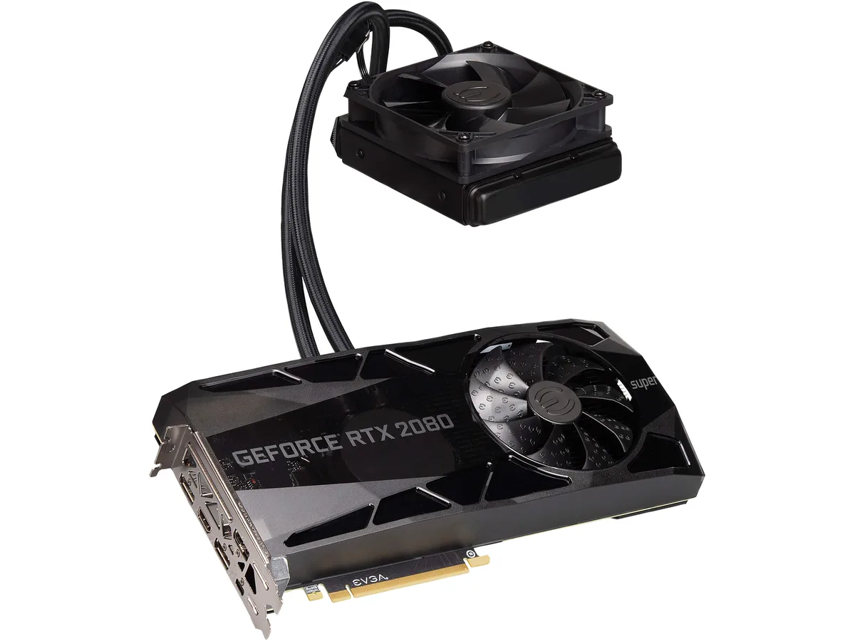 EVGA EVGA GeForce RTX 2080 SUPER FTW3 HYBRID 08G-P4-3288-KR graphics card — product photo
