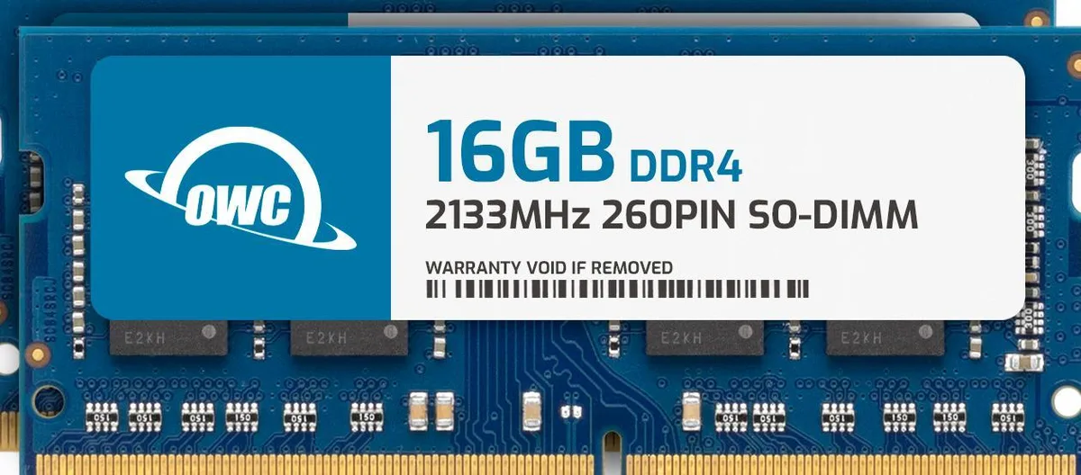 OWC OWC 32GB (2x16GB) DDR4 2133 CL15 SODIMM laptop RAM — product photo