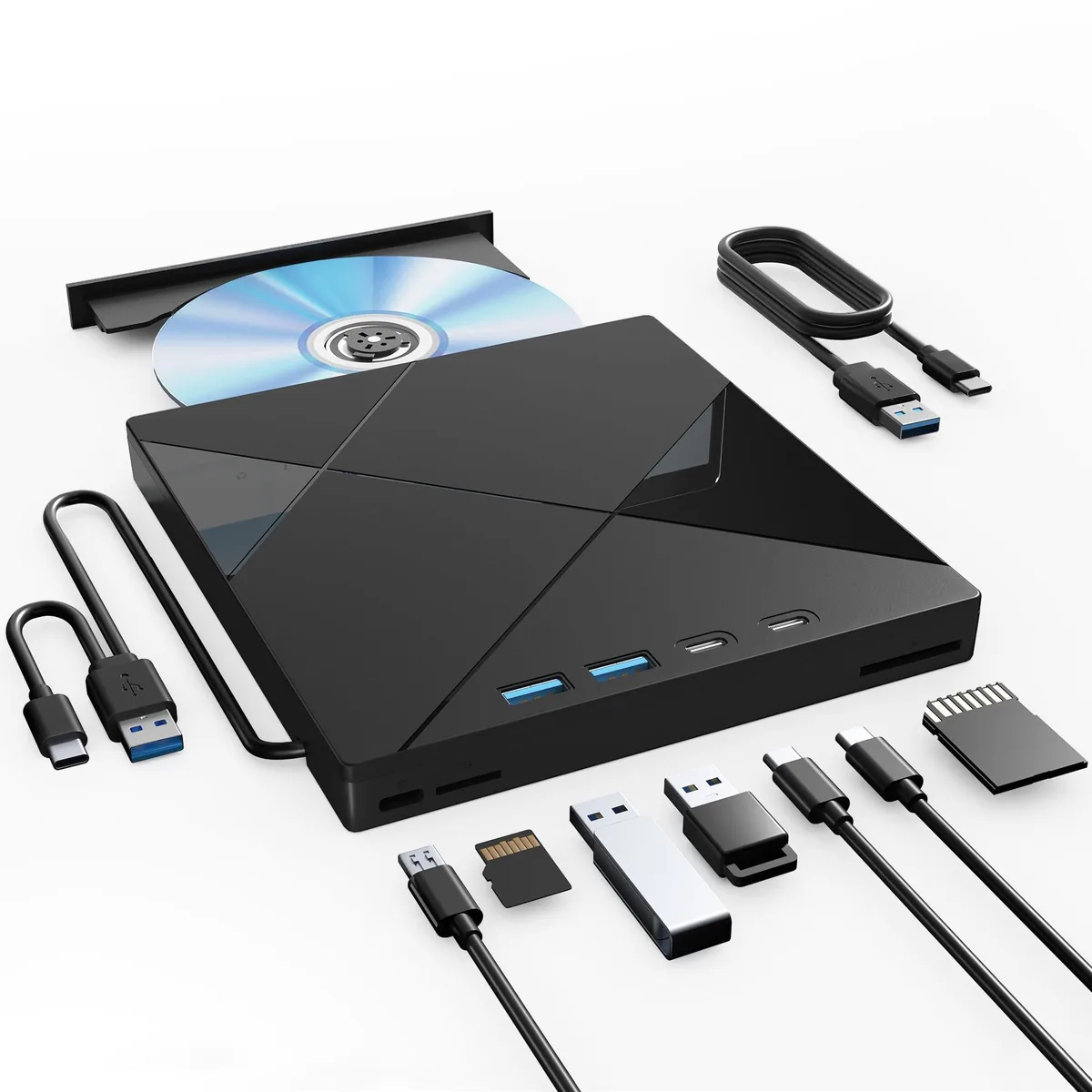 Wbacon 57095954 7-in-1 External Blu-Ray Drive USB 3.0 — product photo
