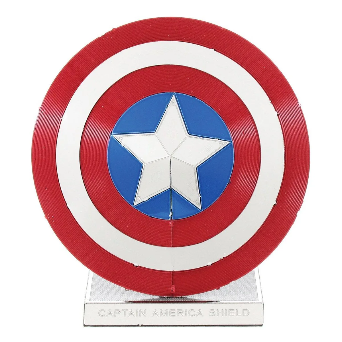 Fascinations Inc. Fascinations Inc. MetalEarth Marvel Captain America Shield 3D Model Red 13+ — product photo