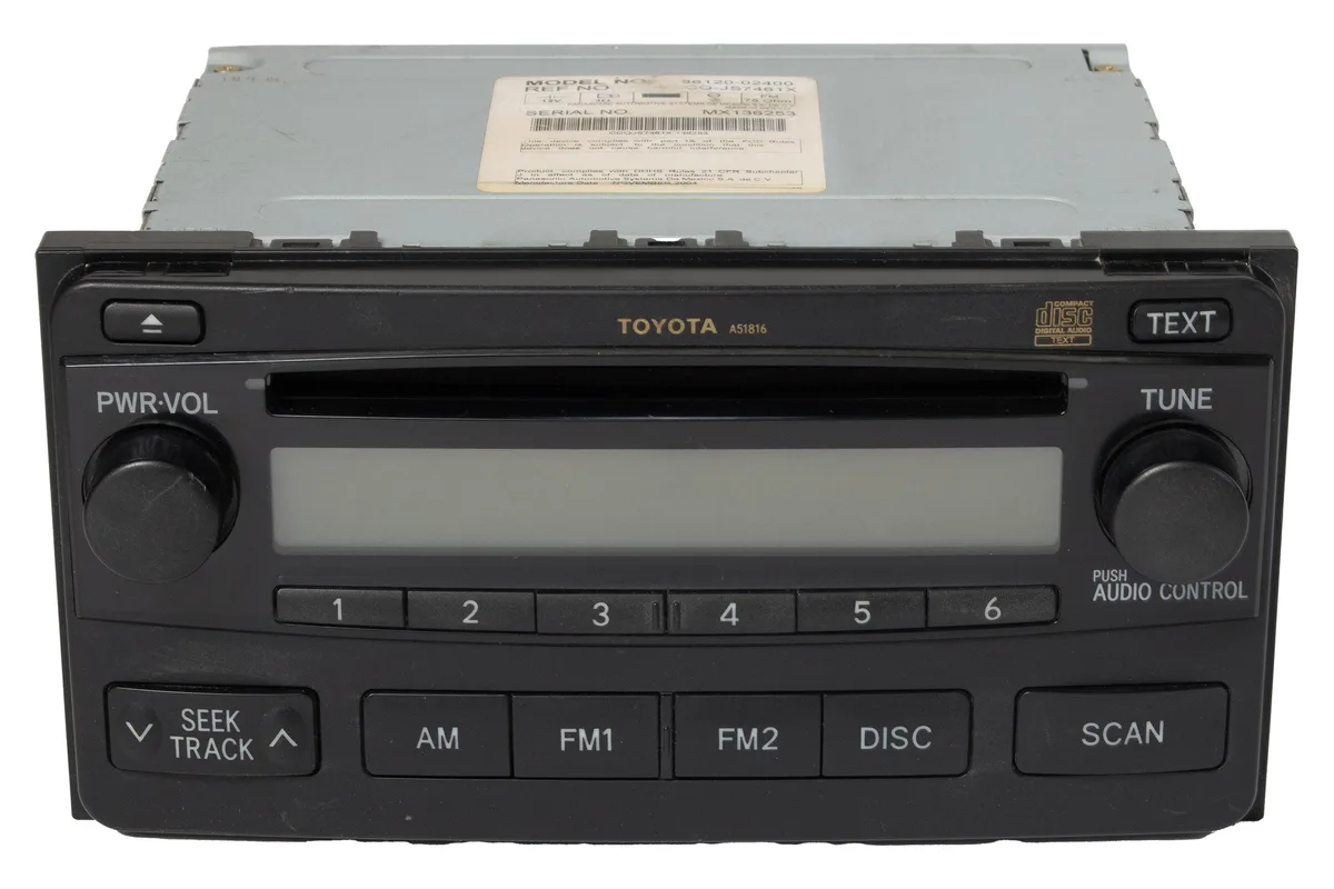 1 Factory Radio 1 Factory Radio 86120-02400 AM FM CD receiver 2004-2008 Toyota Matrix — product photo