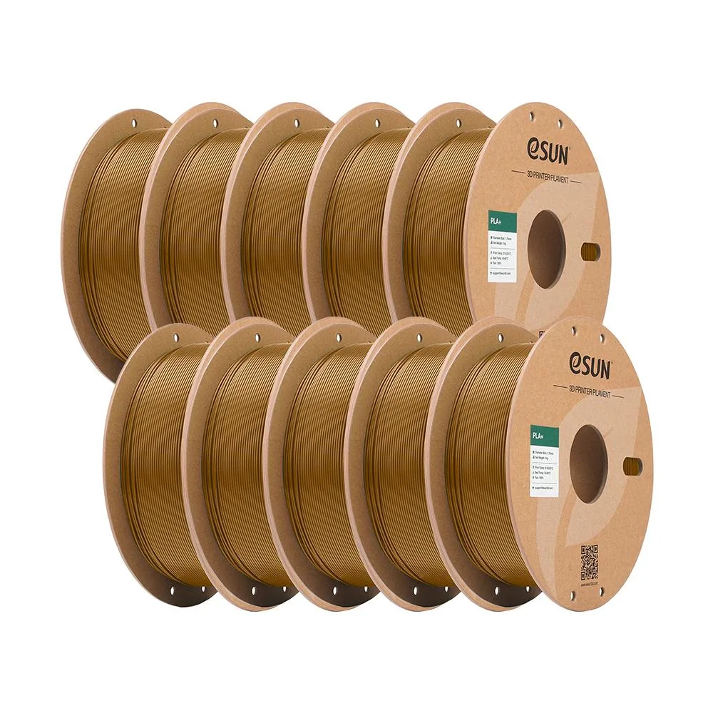 eSUN eSUN PLA+ filament 1.75 mm Brown 10 rolls 1 kg — product photo