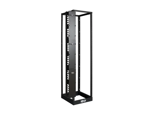 Tripp Lite 6 foot vertical cable manager with cover, split into three 2 foot sections