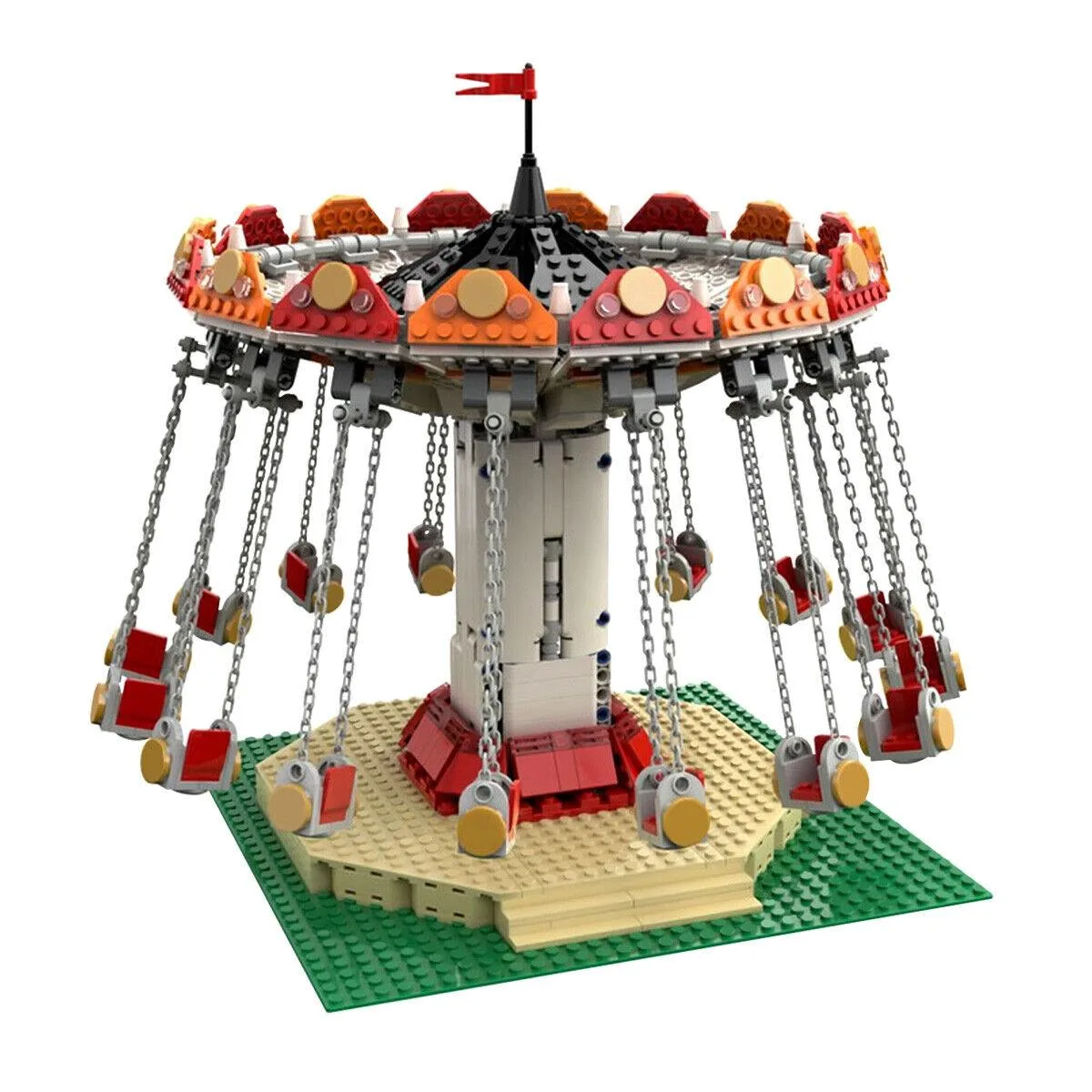 ZITIANYOUBUILD ZITIANYOUBUILD RC Swing Ride Carousel Power Functions Motors Kit — product photo