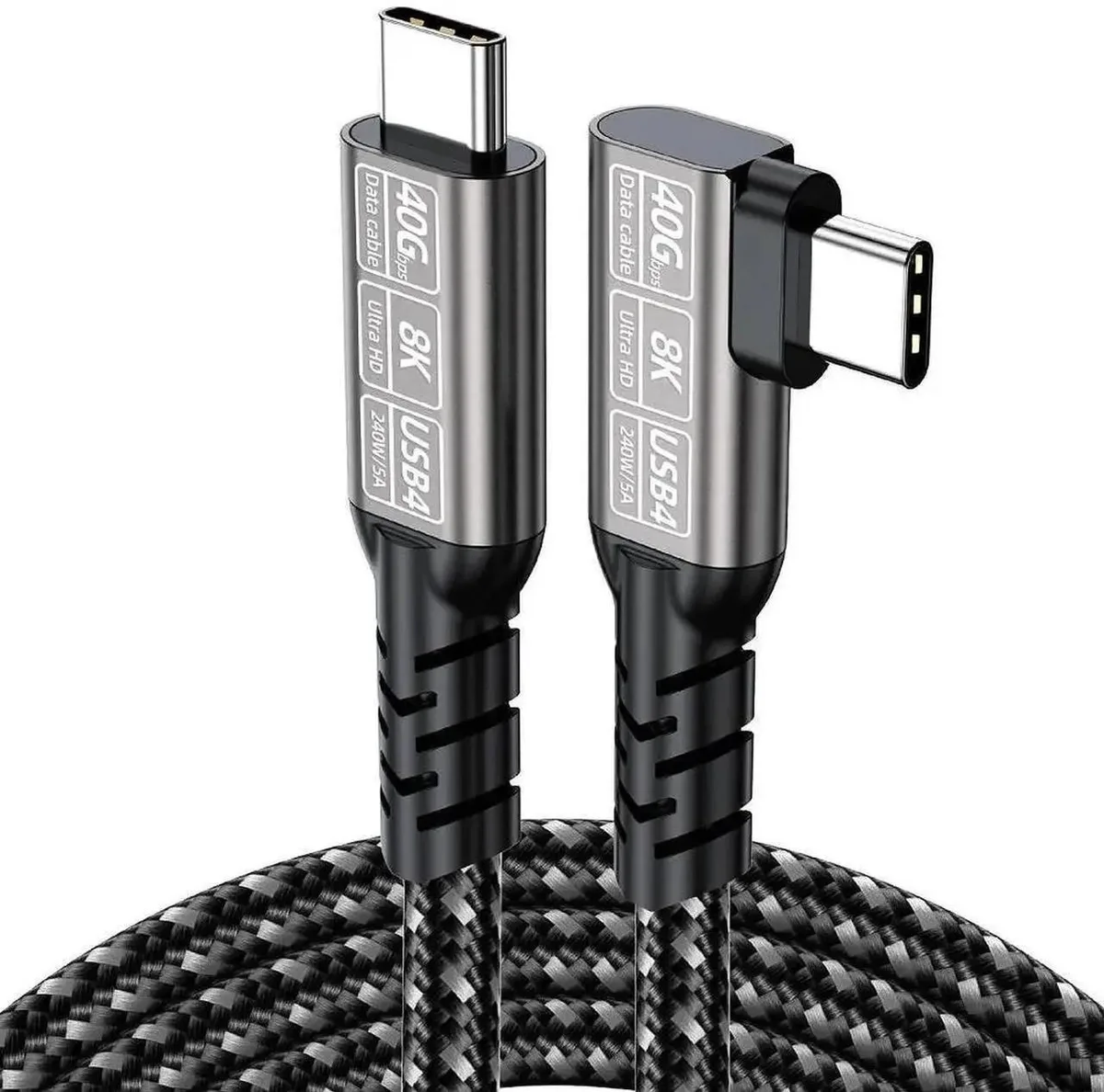 Vszerda Vszerda USB4.0 Thunderbolt 4 Cable 1.64FT 40Gbps 240W 8K@60Hz — product photo