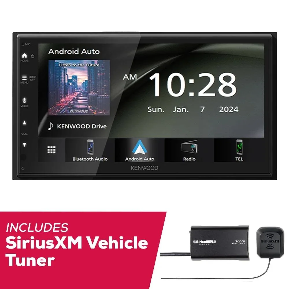 KENWOOD KENWOOD DMX40S 6.8" Single DIN Receiver with SXV300V1 SiriusXM Tuner — product photo