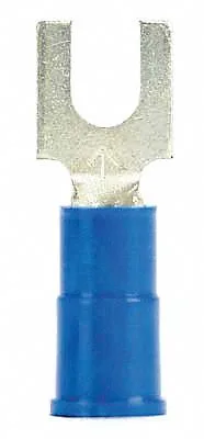 3M 3M BFV14-6Q Fork Terminal #6 Stud 14 AWG 600 V Vinyl Blue — product photo