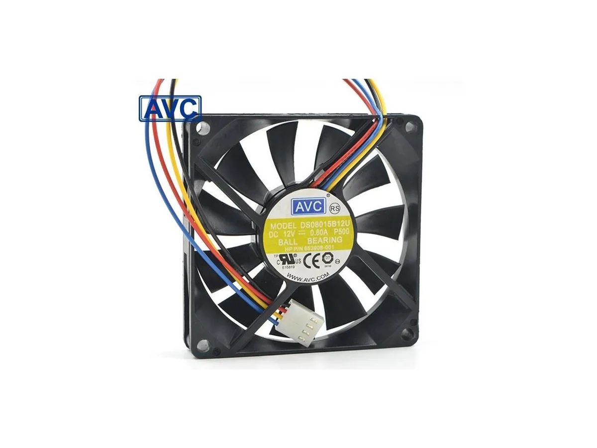 Fans Fans DS08015B12U 12V 0.60A 80x80x15 PWM case fan — product photo