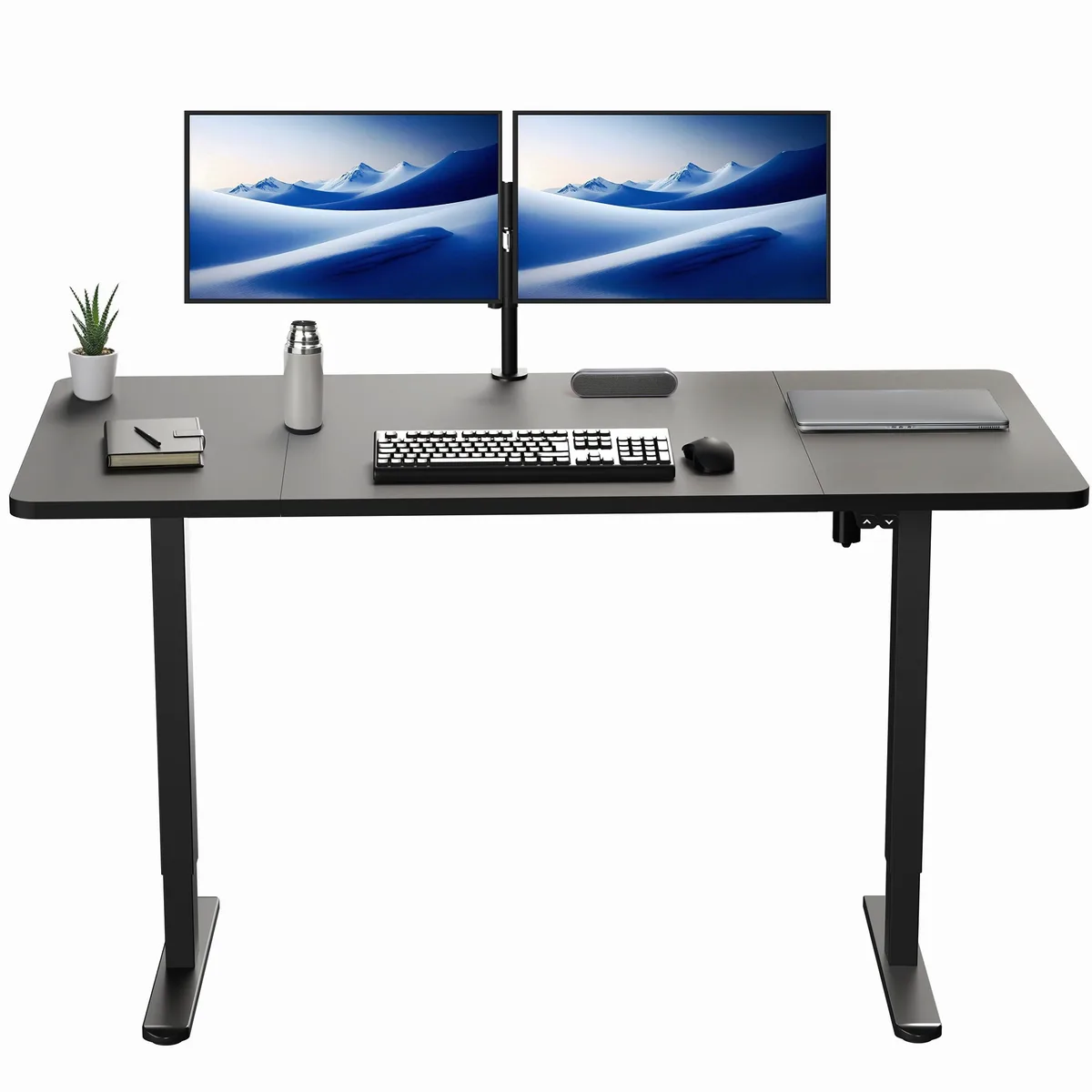 VIVO VIVO Electric Standing Desk 60 x 30 Black/Black — product photo