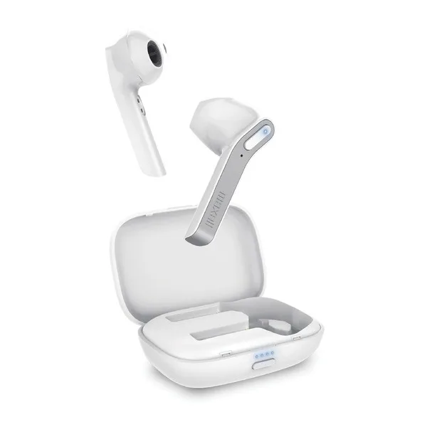 maxell maxell MXL199461PT Bluetooth 5.0 earbuds white — product photo
