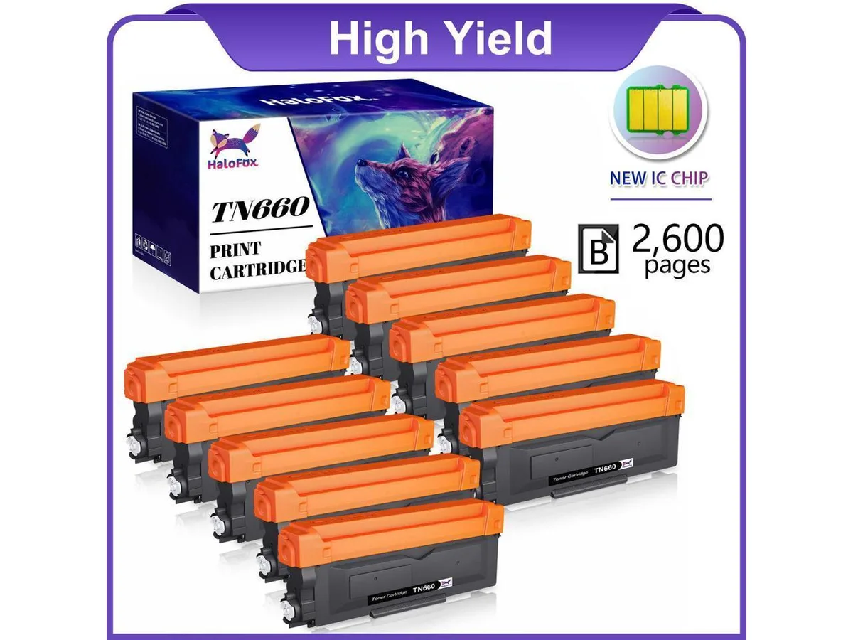 V4ink V4ink 10 Pack TN660 Toner Cartridges For Brother TN630 TN660 — product photo