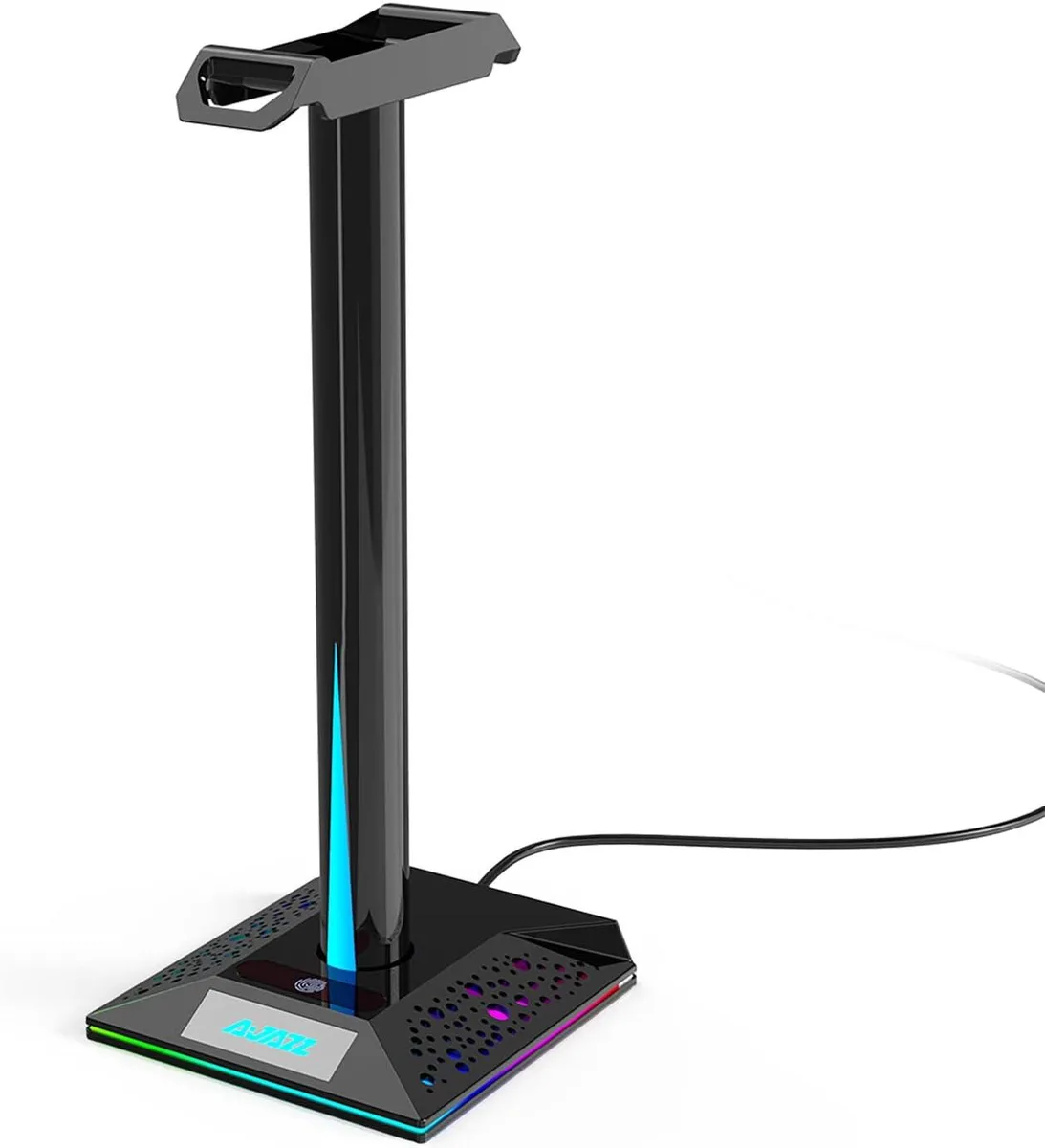 Corn Electronics Corn Electronics RGB Headphone Stand 3.5mm AUX 2 USB 2.0 — product photo