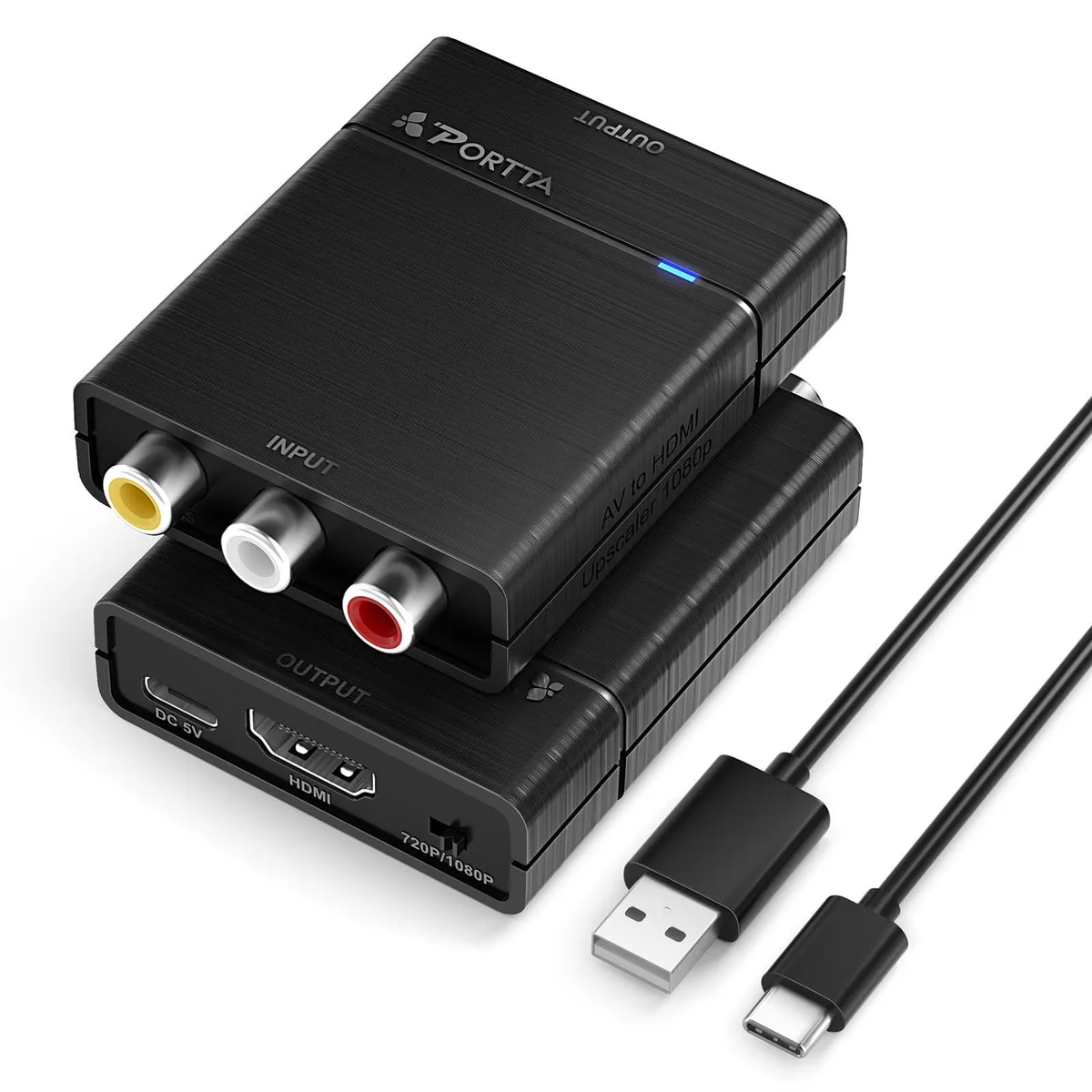 Portta CHX RCA to HDMI Converter 1080P 60Hz — product photo