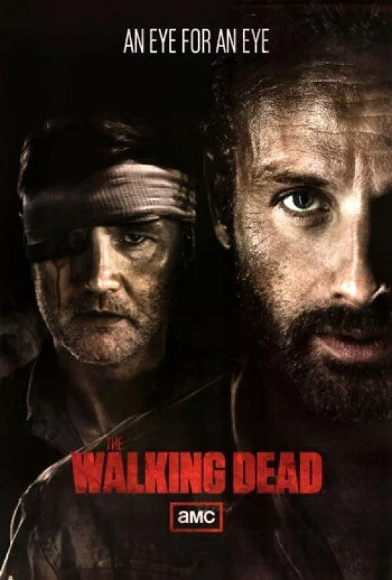 Poster print Walking Dead An Eye for an E 22 by 34 inches glossy paper rolled in tube