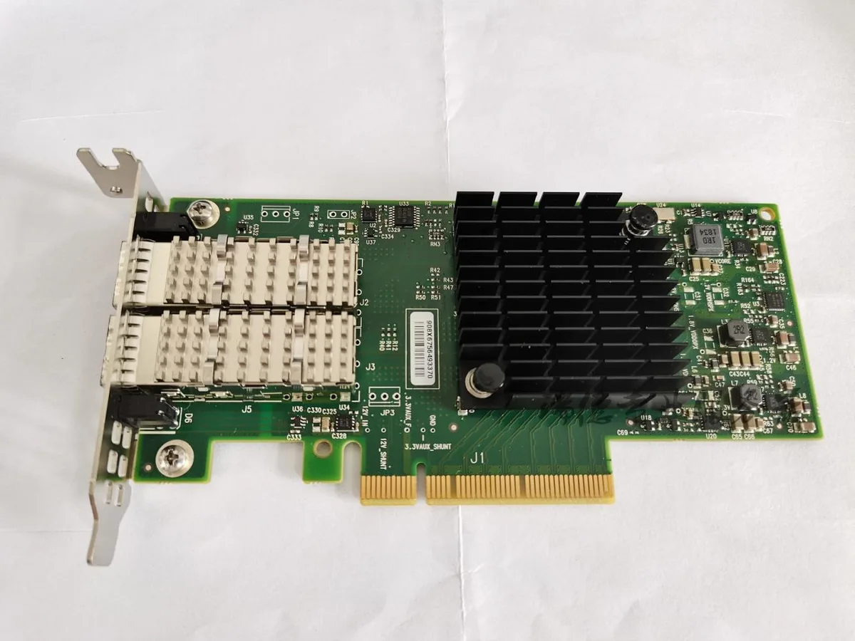 Graviton CX4121C ConnectX-4LX 25G network card, green PCB with silver bracket