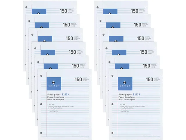 Sparco Products Sparco Products 82123BD Filler Paper 10.50" x 8.00" 150 Sheets — product photo