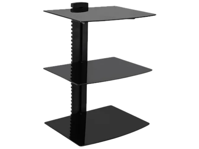 Megamounts Megamounts DVD313-BNDL 3 Shelf Tempered Glass TV Mount — product photo