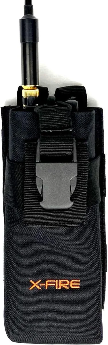 usbroway usbroway X-FIRE Tall Washable Nylon MOLLE Pouch two-way radio holder — product photo