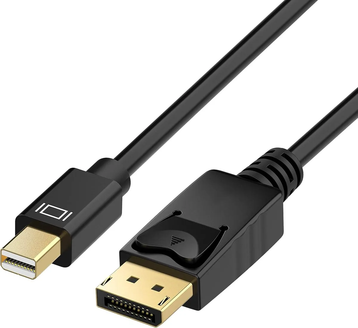 BUCIER BUCIER Mini DisplayPort cable 10ft 4K 60Hz 2K 144Hz Black — product photo