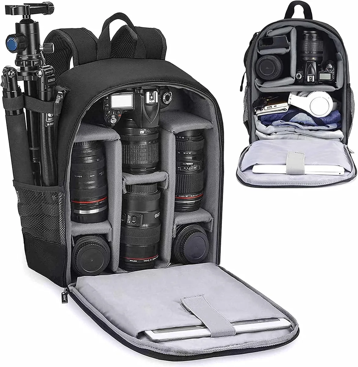 PISKEKAT PISKEKAT Waterproof Camera Backpack 15x6.5x16.9in 1.87lb — product photo