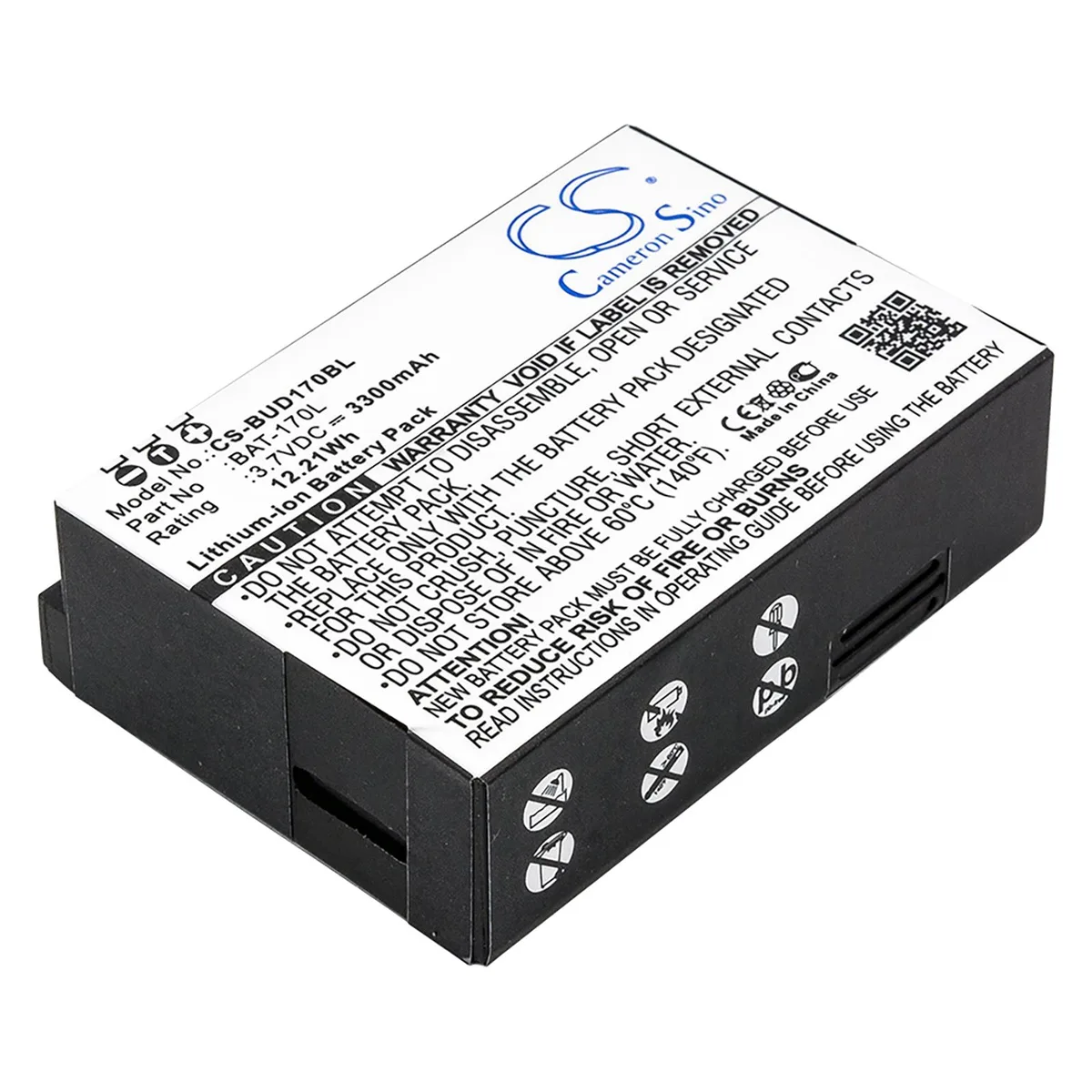 Cameron &amp; Co Cameron &amp; Co DS-CS-BUD170BL barcode scanner battery 3300mAh 3.7V — product photo