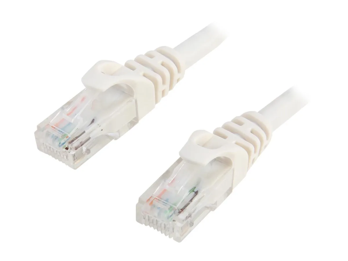 sakose sakose C6EB-7W Cat 6 Enhanced 7 ft White 2-pack network ethernet cable — product photo
