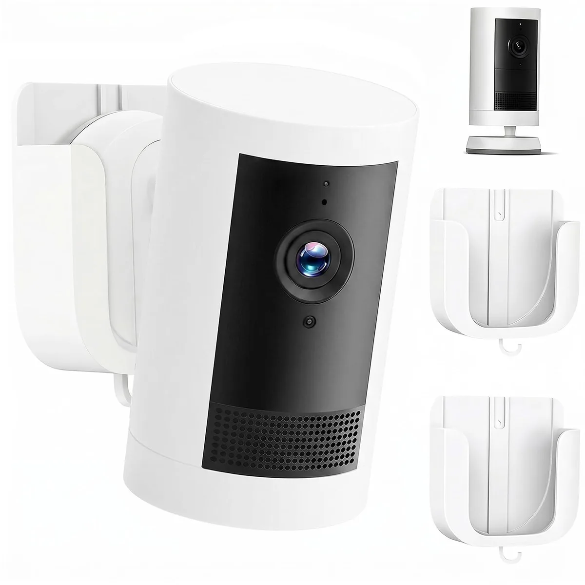  Annkoifu No-Drill Wall Mount for Ring Outdoor Cam Plus, 2 Pack, White — product photo