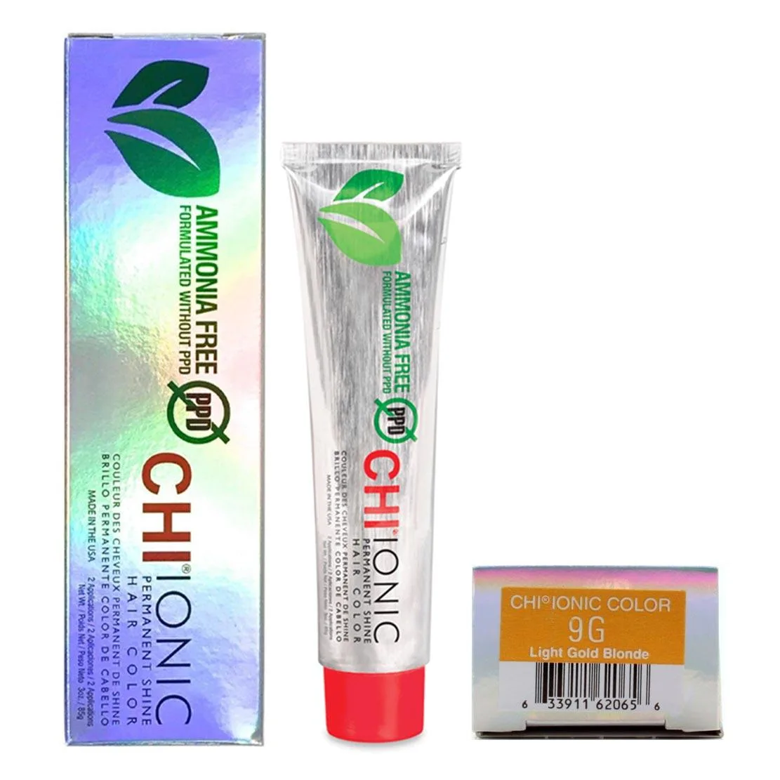 Farouk Systems, Inc. Farouk Systems CHI Ionic Permanent Shine Color 9G Light Gold Blonde 3oz hair care — product photo