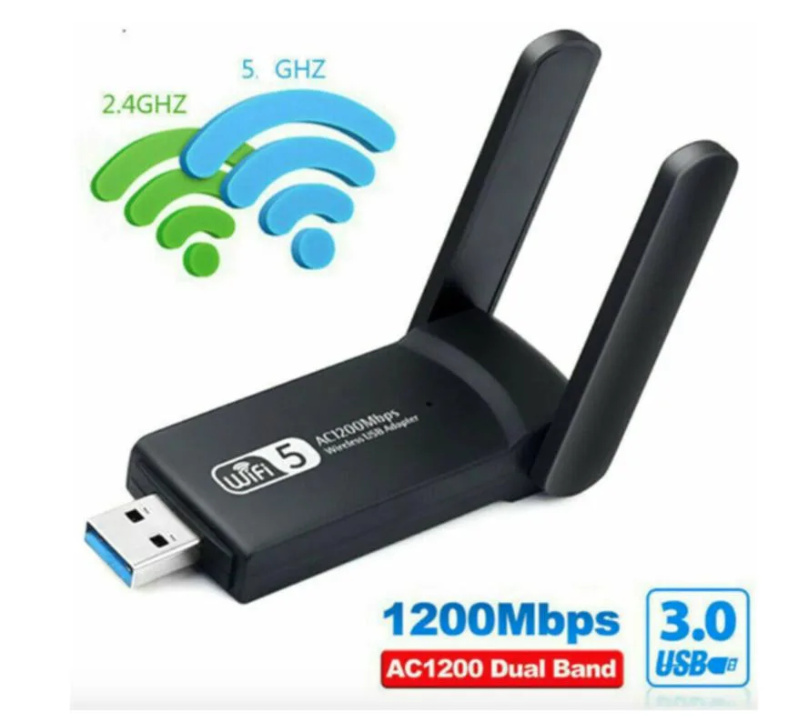Thin King Thin King AC1200 1200 Mbps Dual Band USB 3.0 Wi-Fi Adapter — product photo
