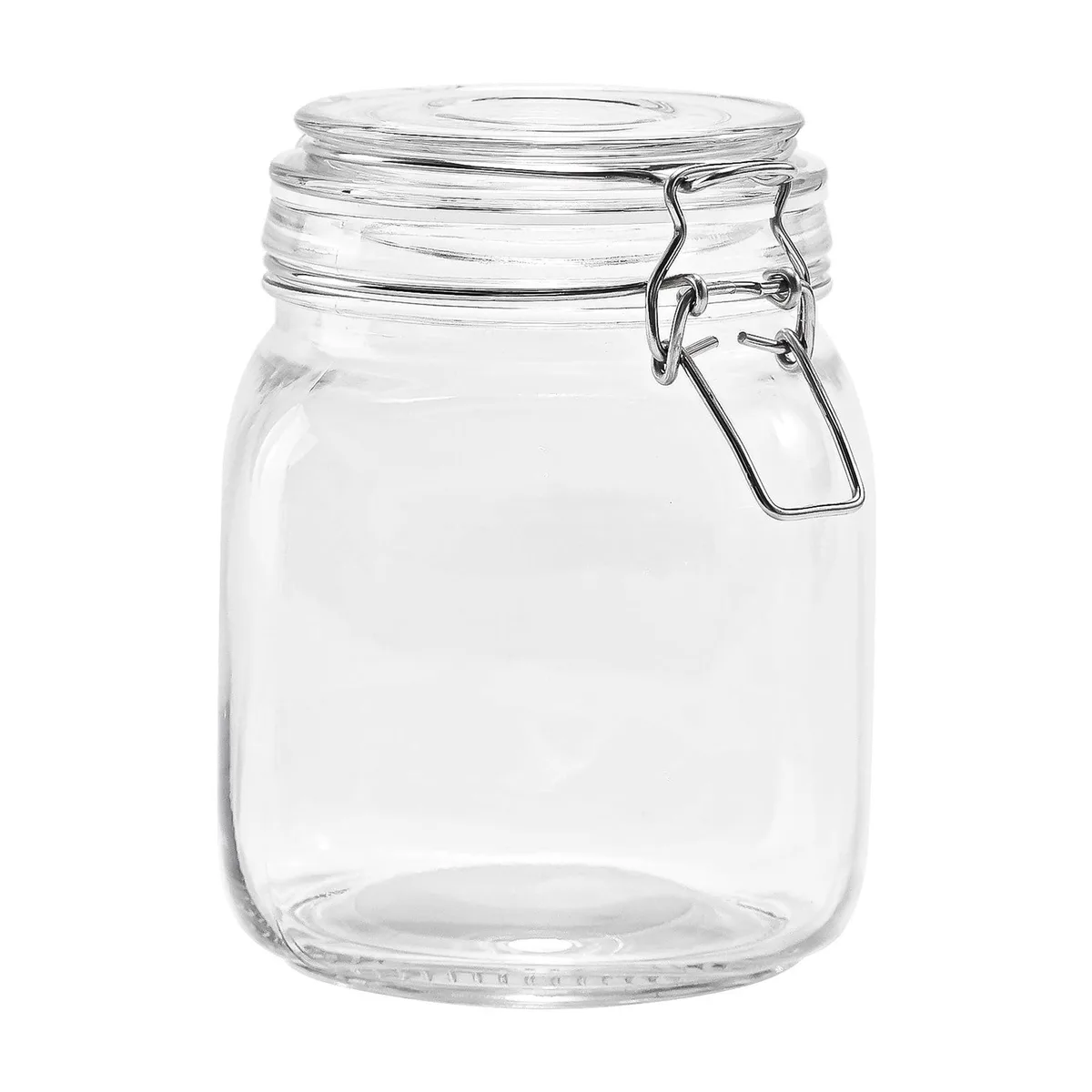 Mainstays Mainstays 38 oz Glass Food Storage Jar with Locking Airtight Lid — product photo