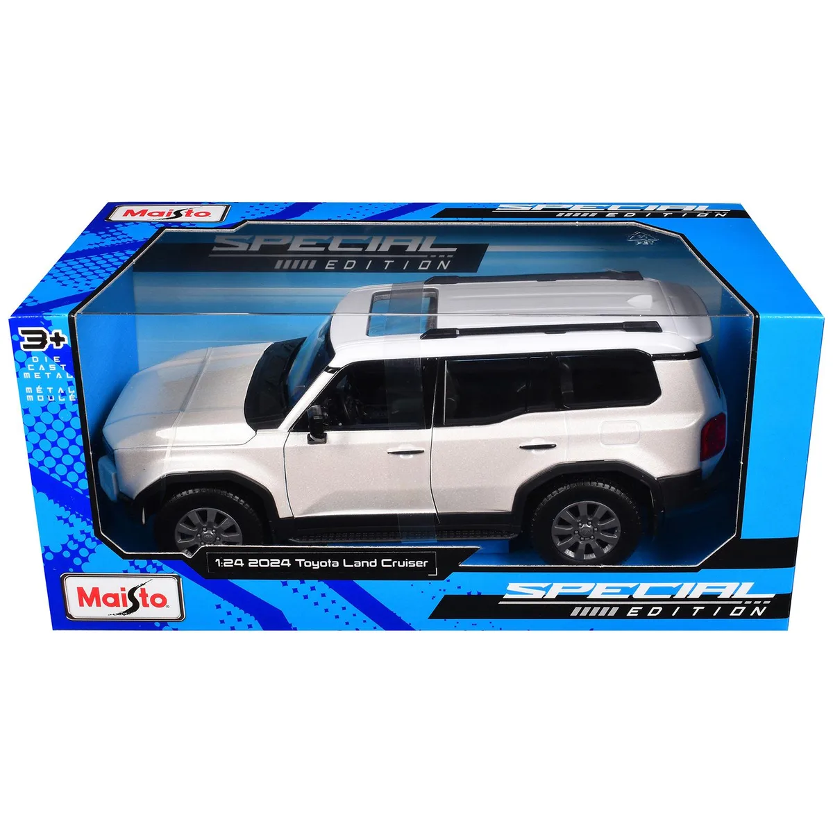 Maisto Maisto 2024 Toyota Land Cruiser Pearl White Metallic White Top Special Edition 1/24 Diecast Hobby Collectible — product photo