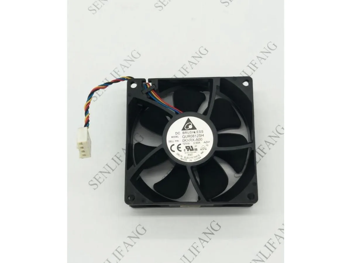 Fans Fans Delta QUR0812SH 8025 12V .5A 800-4400RPM PWM case fan — product photo