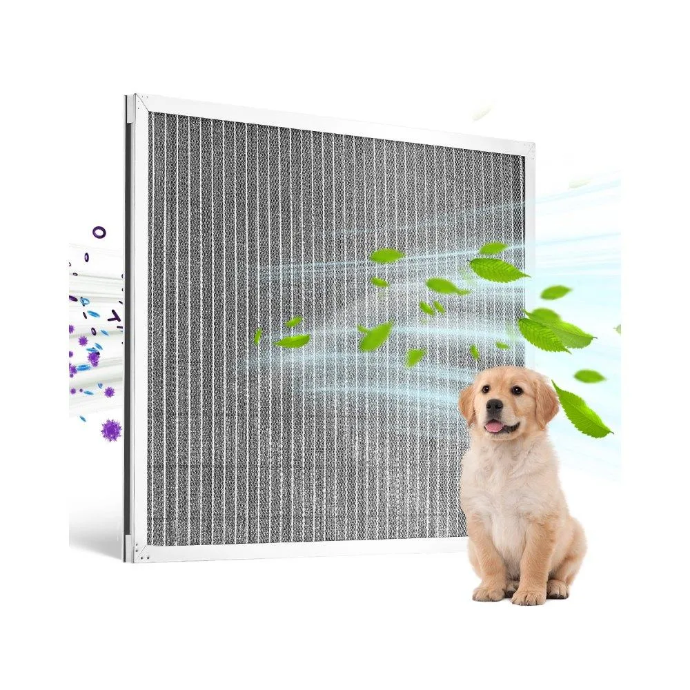 VEVOR VEVOR Electrostatic Air Filter 20x25x1 MERV 8 Aluminum — product photo