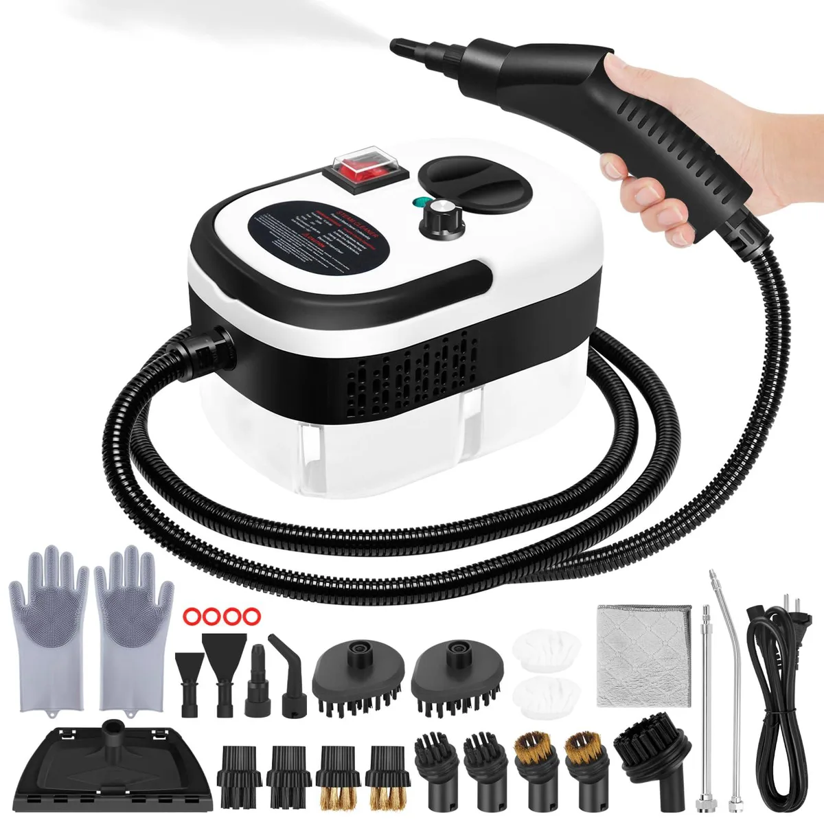  Hamilton Beach STRCEAT Steam Cleaner 800W 1.29 Qt White — product photo