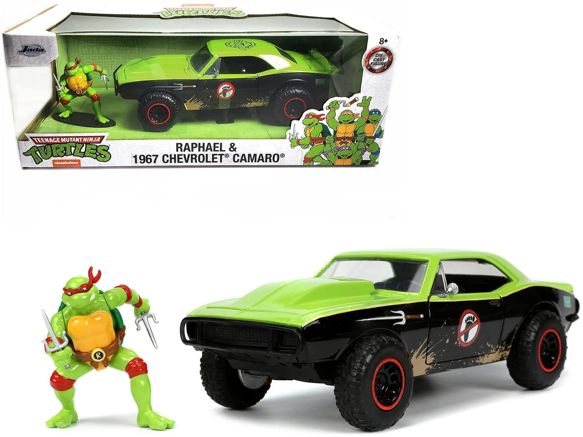 Jada Jada 1967 Chevrolet Camaro Offroad 1/24 Dirty Version with Raphael Figure — product photo