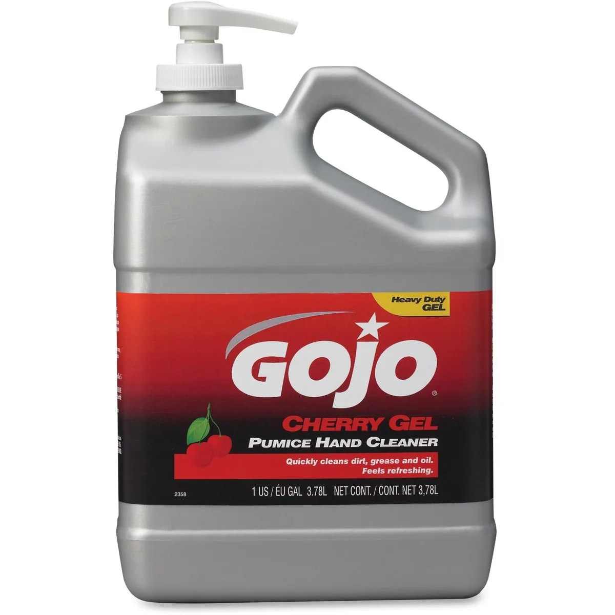 GOJO GOJO 235802CT Cherry Gel Pumice Hand Cleaner 1 gal 2 pack — product photo