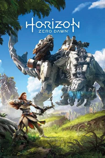 Horizon Zero Dawn key art poster print 22 by 34 inches on heavy stock paper