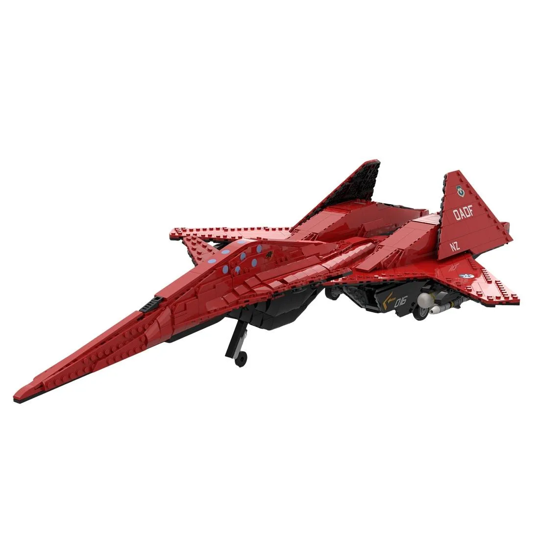 ZITIANYOUBUILD ZITIANYOUBUILD ADF-01 Falken Combat Fighter 1/35 Scale 2137PCS MOC-215032 — product photo