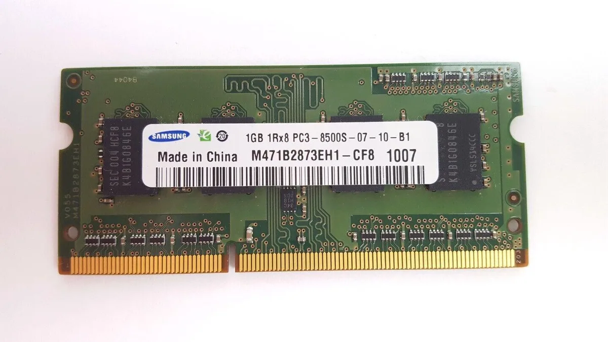 SAMSUNG SAMSUNG M471B2873EH1-CF8 1GB DDR3-1066 204-pin SO-DIMM desktop RAM — product photo