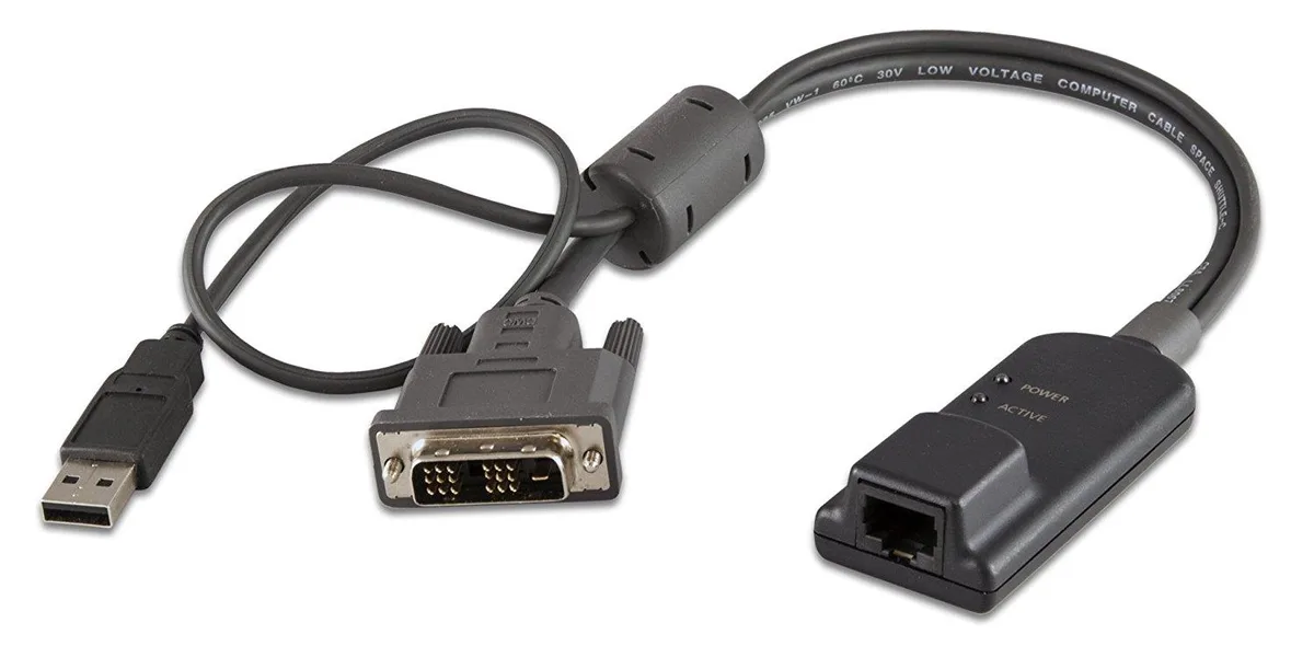 Vertiv Vertiv Avocent MPUIQ-VMCDV KVM Cable DVI USB 2.0 Virtual Media CAC — product photo