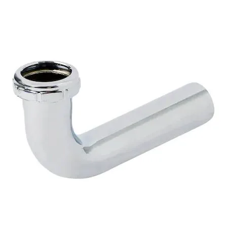 Chrome-plated 17GA slip elbow for tubular drains