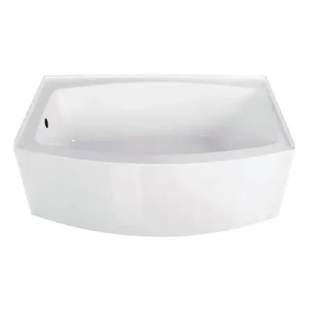 Aqua Eden Aqua Eden VTDR603022L Alcove Bathtub 60 L 35 W White Acrylic — product photo