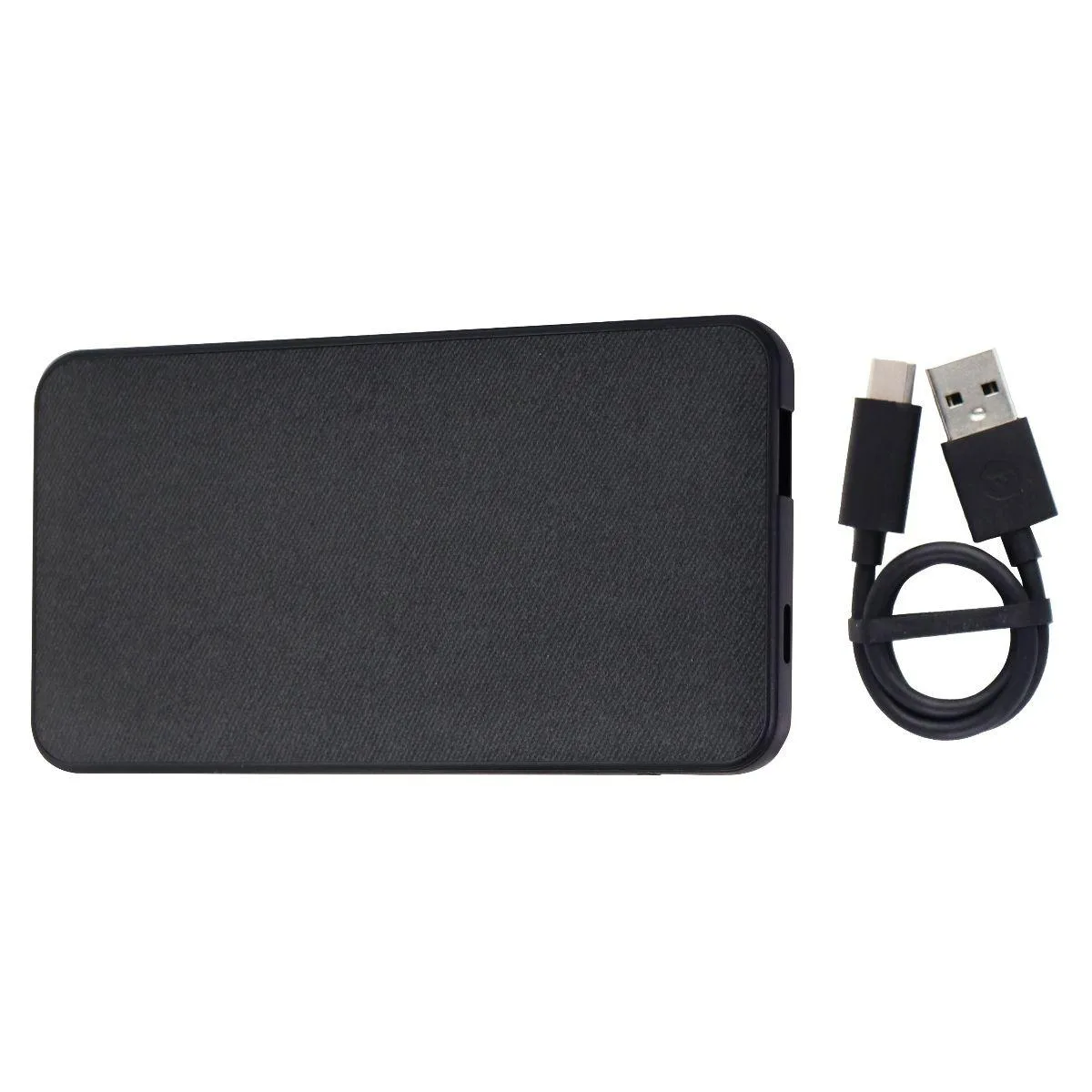 Mophie Mophie Powerstation Mini 5000 mAh USB-C USB-A Black Fabric Cover — product photo