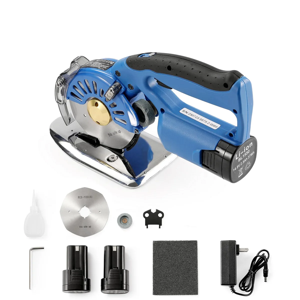 VEVOR VEVOR Fabric Cutter 5-Speed Cordless 1.1" Cut Octagonal Knife — product photo