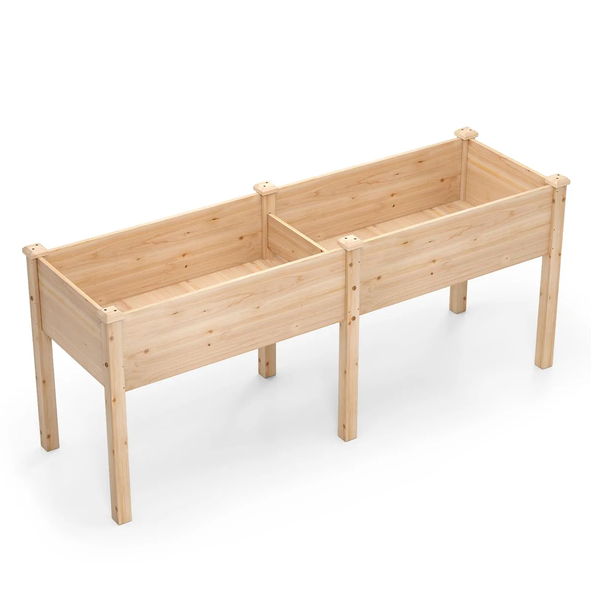 SlickBlue SlickBlue Large Raised Garden Bed 73" x 23" x 30" 6 Legs — product photo