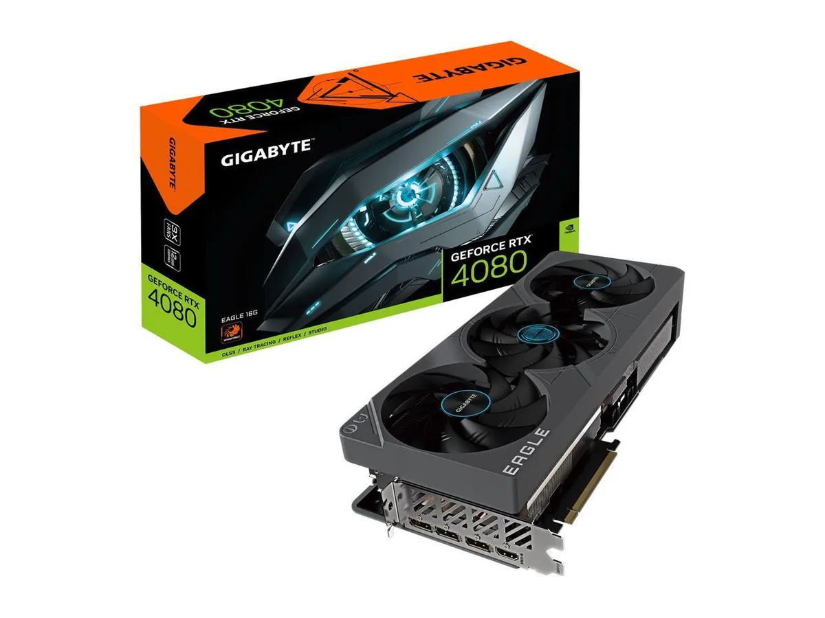 GIGABYTE GIGABYTE EAGLE OC GeForce RTX 4080 16GB graphics card — product photo