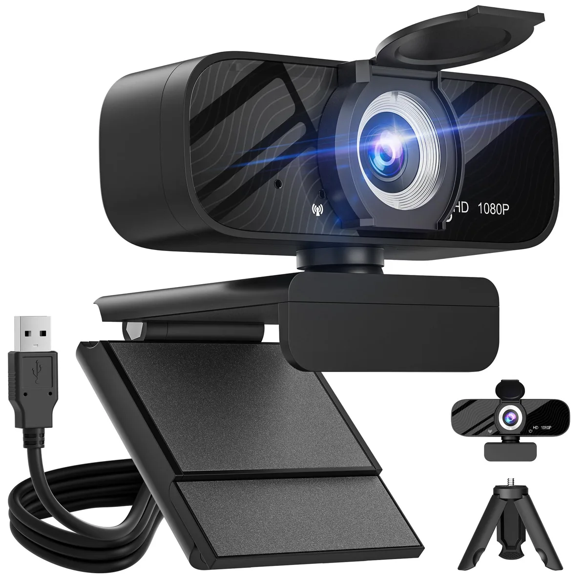 KEHIPI KEHIPI TW-07 1080p Webcam Black-3 12MP 30fps 150g — product photo