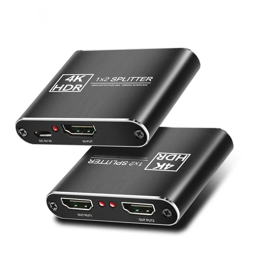 LUOM LUOM OZF10 1x2 HDMI Splitter 4K@60Hz 10.5Gbps audio — product photo