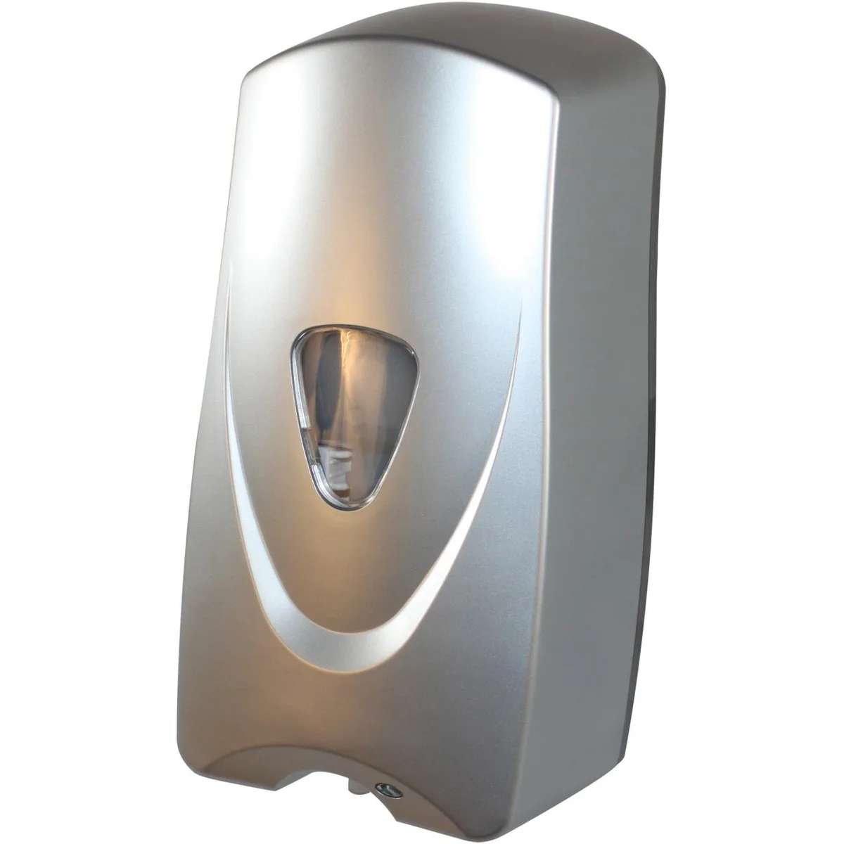 Black ABS foam sensor soap dispenser 1000ml rectangular wall unit with site window